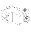 VDI40 FORM E2 BORING BAR HOLDER ID=40 mm L=65 mm LEFT HANAD